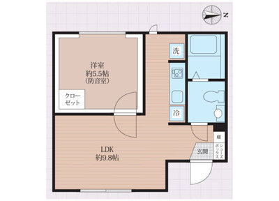 トロイメライ板橋大山ラシクラス の間取り