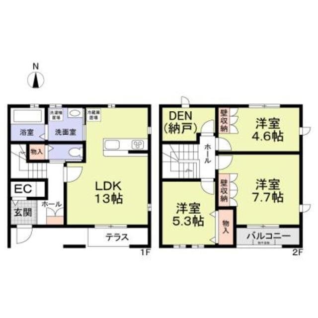 フォレストメゾン宇佐南 Ｄ棟 2