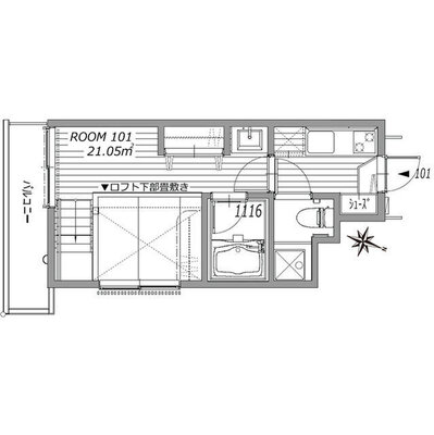 クラソ千歳烏山の間取り