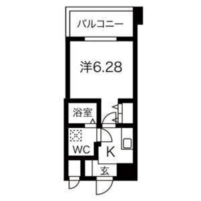 ニューシティアパートメンツ西天満の間取り