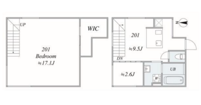 trias143（トリアス143）の間取り