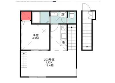 木もれ陽の丘 モンレフュージュ青葉台 （木もれ陽の丘 MonRefuge青葉台 ）の間取り