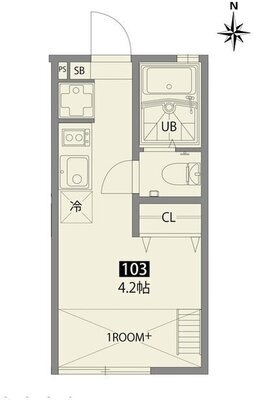 グランエッグス西荻北の間取り