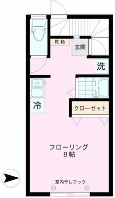 三鷹台駅前貸家(M邸)の間取り