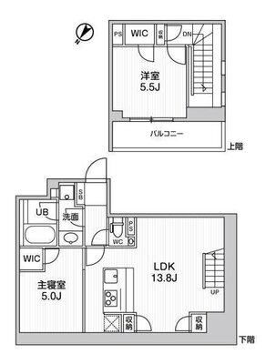 コンポジット渋谷初台の間取り