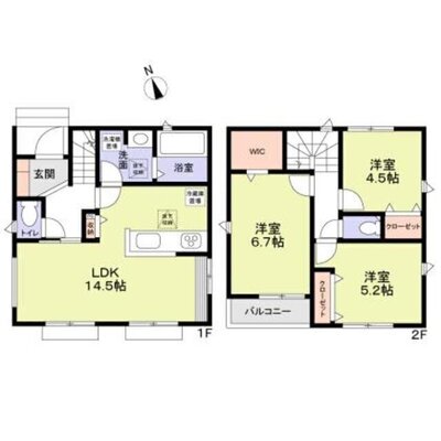 川崎市多摩区菅６丁目戸建の間取り