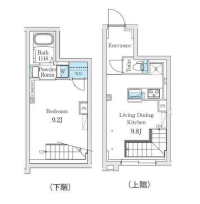 フィーカ代々木上原の間取り
