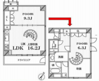 HF目黒行人坂レジデンスの間取り