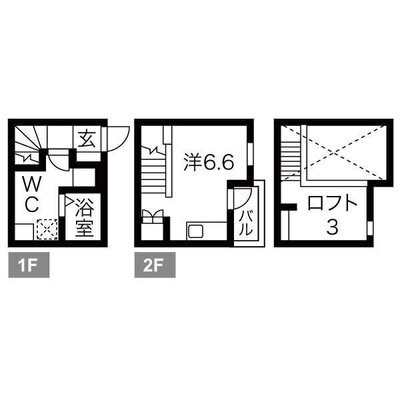 キャトルポルト (Quatre Portes)の間取り