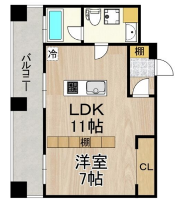 ラクメンビルの間取り