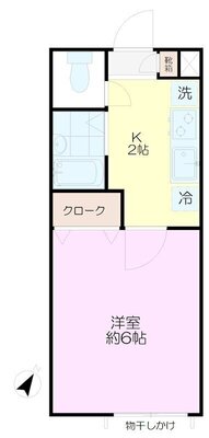 エバーグリーンコーポの間取り