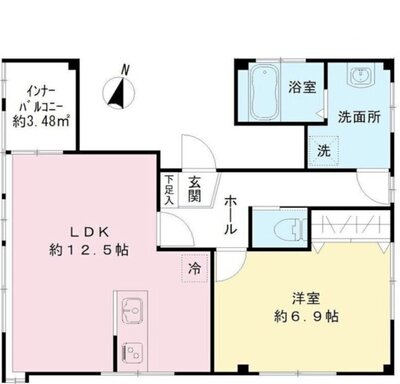 クレールメゾン白金台の間取り