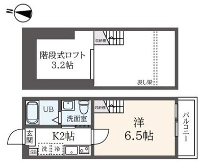 ハーミットクラブハウス東急妙蓮寺の間取り
