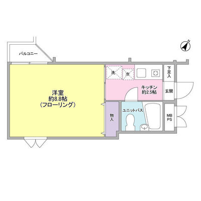 ステージ横浜の間取り