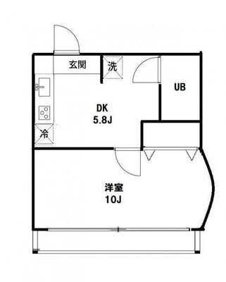 アビターレ綱島の間取り