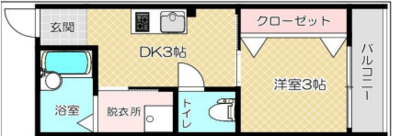 ニューライフ赤坂の間取り