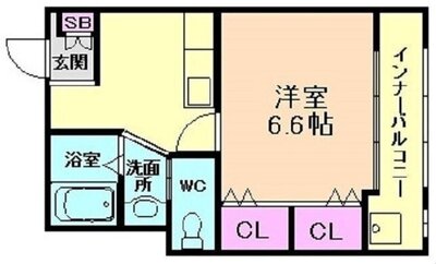 グルーク塚本の間取り