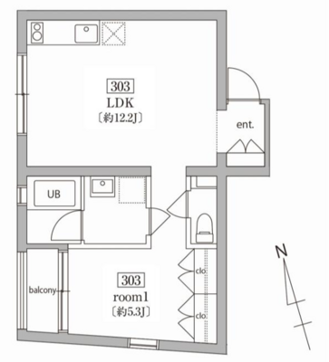 ビコロ尾山台（bicolo尾山台）の間取り