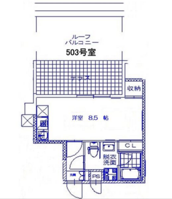 ビュークレスト大橋2の間取り