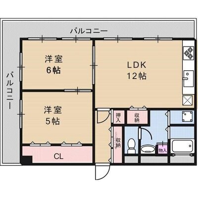 アパートメントケーズ福島(アパートメントK'S福島)の間取り