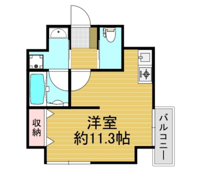 AXIS平尾1番館の間取り