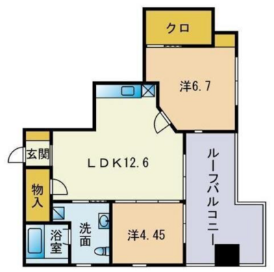 やますえ東光ビルの間取り