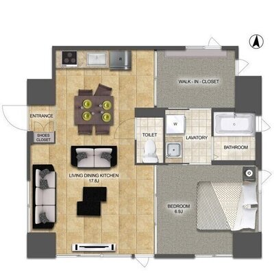 品川港南テラスの間取り