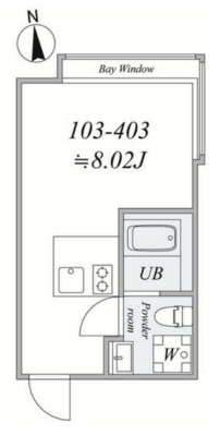 トリアス268の間取り