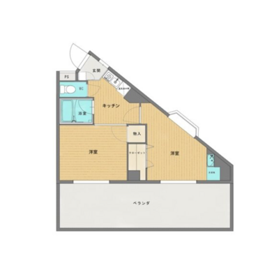 ハイムタケダ ティー8（ハイムタケダT-8）の間取り
