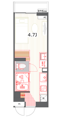 グランメール【TOMOS】の間取り