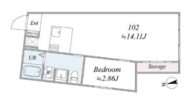 ザトリアスロカコウエンの間取り