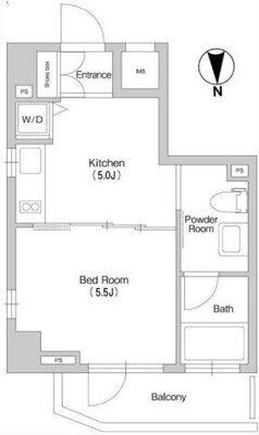 プライムアーバン三軒茶屋の間取り