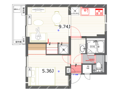 シャトレー今井南町【TOMOS】の間取り
