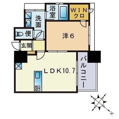 フォルツァ リンクス 博多の間取り