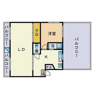 メゾン・メジテラーネの間取り