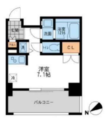 プライマル三軒茶屋の間取り