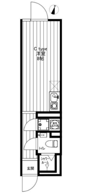 COCOFLAT阿佐ヶ谷（ココフラット阿佐ヶ谷）の間取り