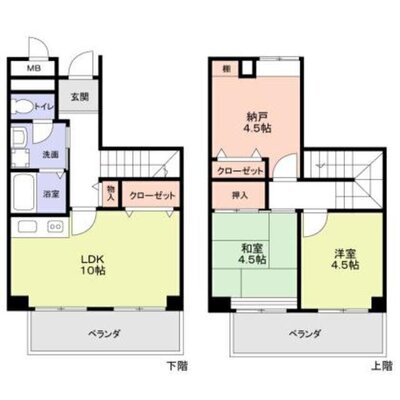 エスタ西宮の間取り