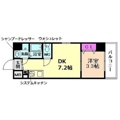 ウィズナスコート九条南の間取り