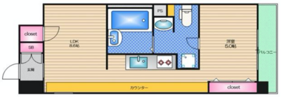 ラナップスクエア堺筋本町の間取り