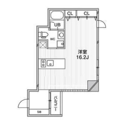 ルクレ堺筋本町レジデンスの間取り