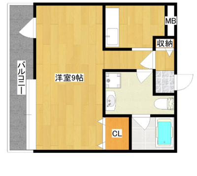 大産西公園マンションの間取り