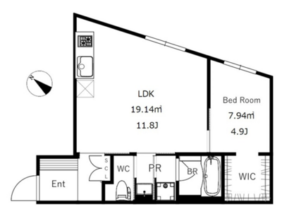 クリアル学芸大学の間取り