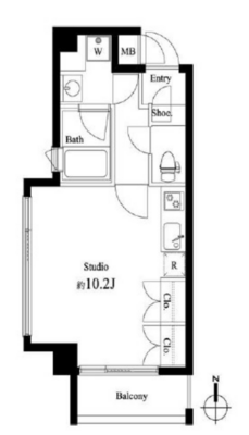カスタリア尾山台の間取り