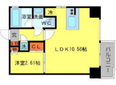 ドリームネオポリス桜ノ宮の間取り