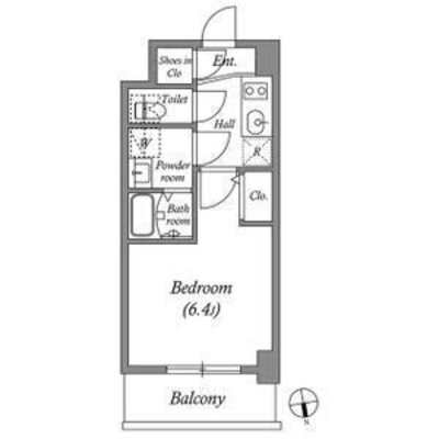 アドバンス西梅田ビオスの間取り