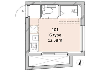 プロト笹塚ワンの間取り