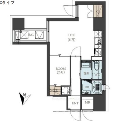 ネクストステージ神戸元町の間取り