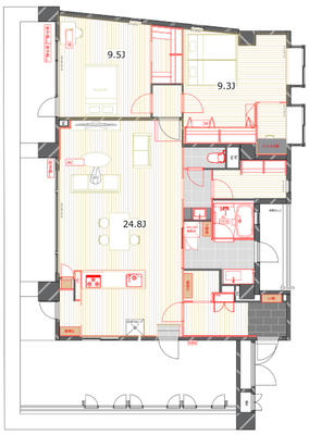 グレイスヒルズ【TOMOS】の間取り