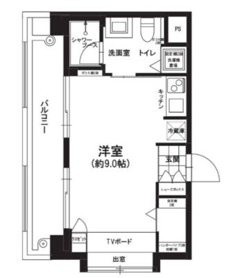 ディアクレスト西新 の間取り